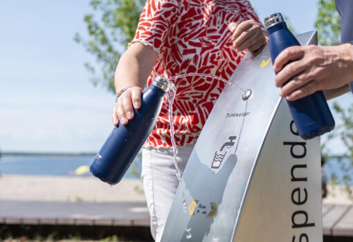 Trinkbrunnen gehen in Winterpause