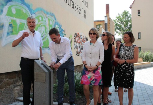 Neuer Trinkwasserbrunnen für Markkleeberg