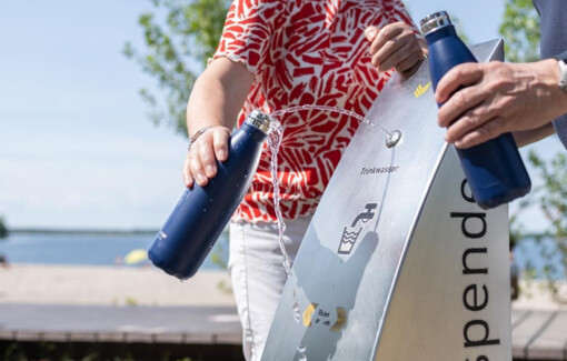 Trinkbrunnen gehen in Winterpause