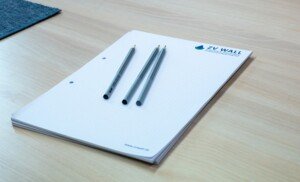 Geschäftsausstattung der ZV WALL 